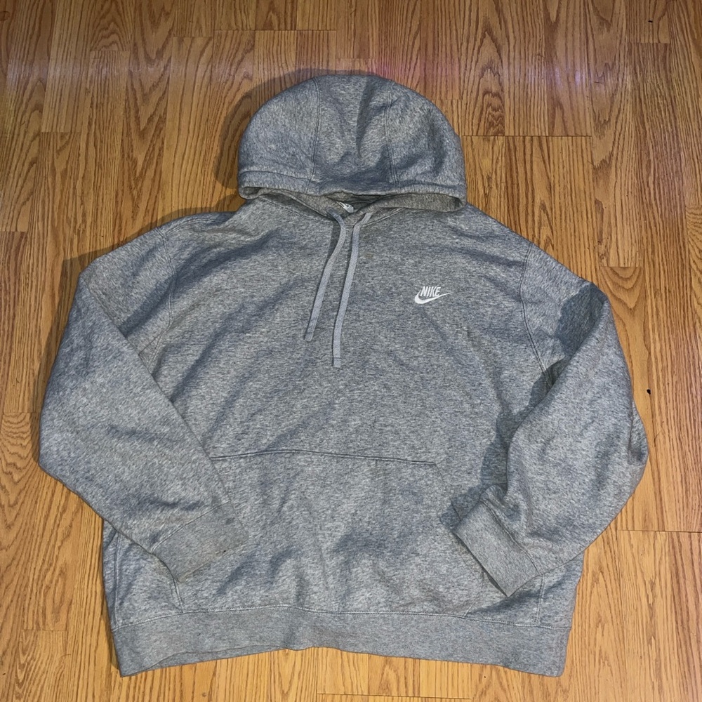 Nike Heather Gray Pullover Hoodie